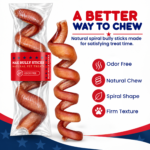 Spring Dog Chews Beef Pizzle (6-8 inch, 1pc) | Odor Free & High-Protein Long-Lasting Single Ingredient Beef Pizzle - Image 9