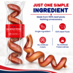 Spring Dog Chews Beef Pizzle (6-8 inch, 1pc) | Odor Free & High-Protein Long-Lasting Single Ingredient Beef Pizzle - Image 7