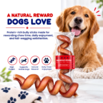 Spring Dog Chews Beef Pizzle (6-8 inch, 1pc) | Odor Free & High-Protein Long-Lasting Single Ingredient Beef Pizzle - Image 4