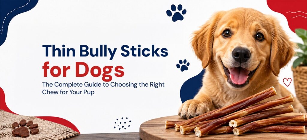 Thin Bully Sticks for Dogs