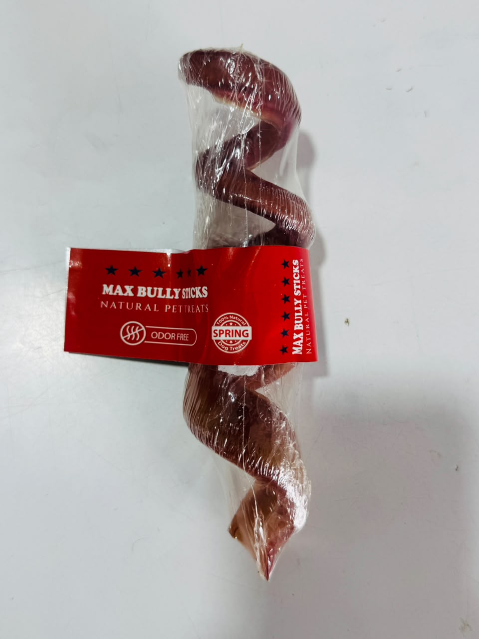WhatsApp Image 2026-08-10 at 9.12.30 AM 6"-8" Spring Odor-Free All-Natural Beef Chew Treat for Dogs - Image 1